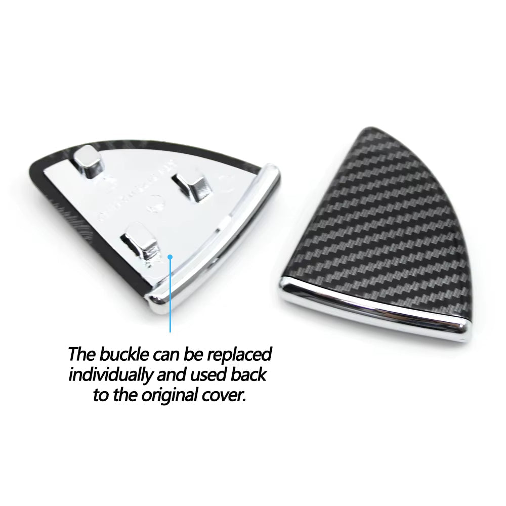 2PCS Car Center Console Lid Armrest Lock Latch Release Button Cover For Mercedes Benz E Class W211 2005-2008 E55 AMG E320 E500