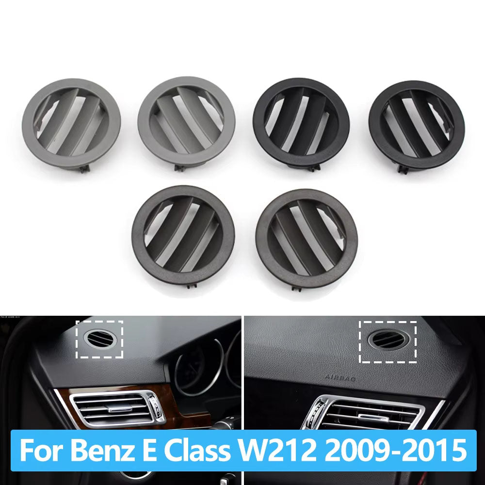 Car Front Dashboard AC Vent Grille Small Round Cover For Mercedes Benz E Class W212 2009-2015 E200 E300 E350 E550