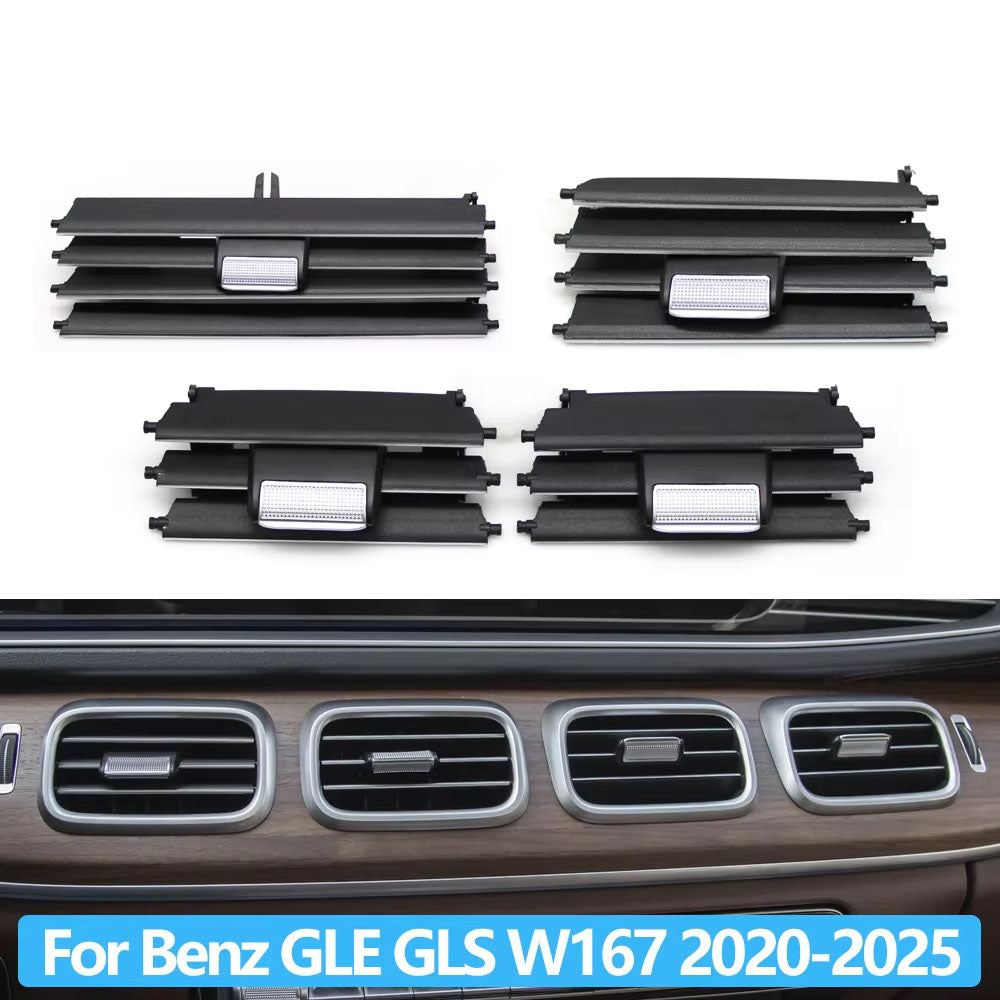 Car Front Rear Air Vent Outlet Grille AC Slide Tab Clip Repair Kit For Mercedes Benz W167 GLS GLE 350 400 450 500 580 2020-2025