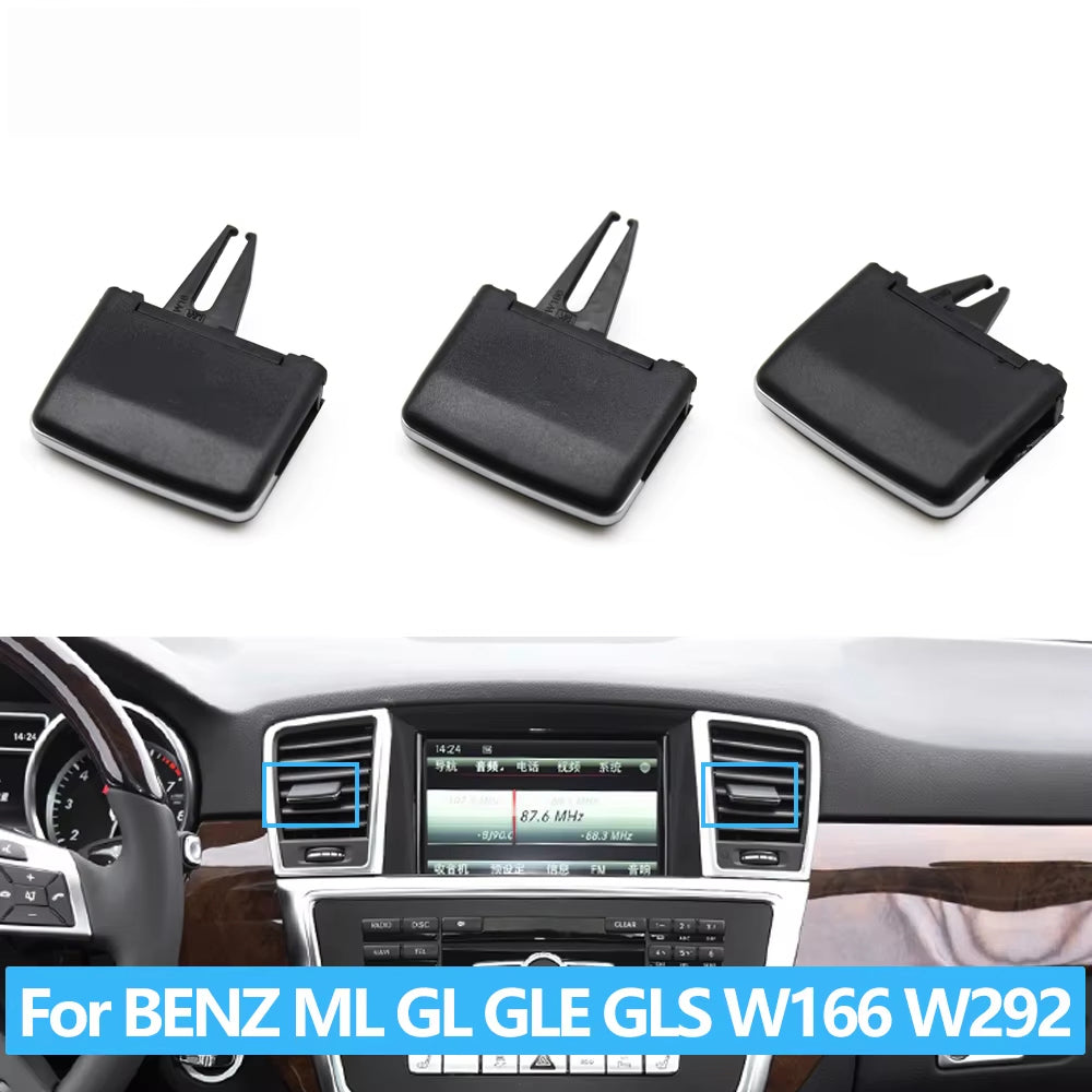 Car Front Rear AC Air Vent Outlet Tab Clip Repair Kit For Mercedes Benz W166 W292 ML350 GL450 M ML GLE GLS