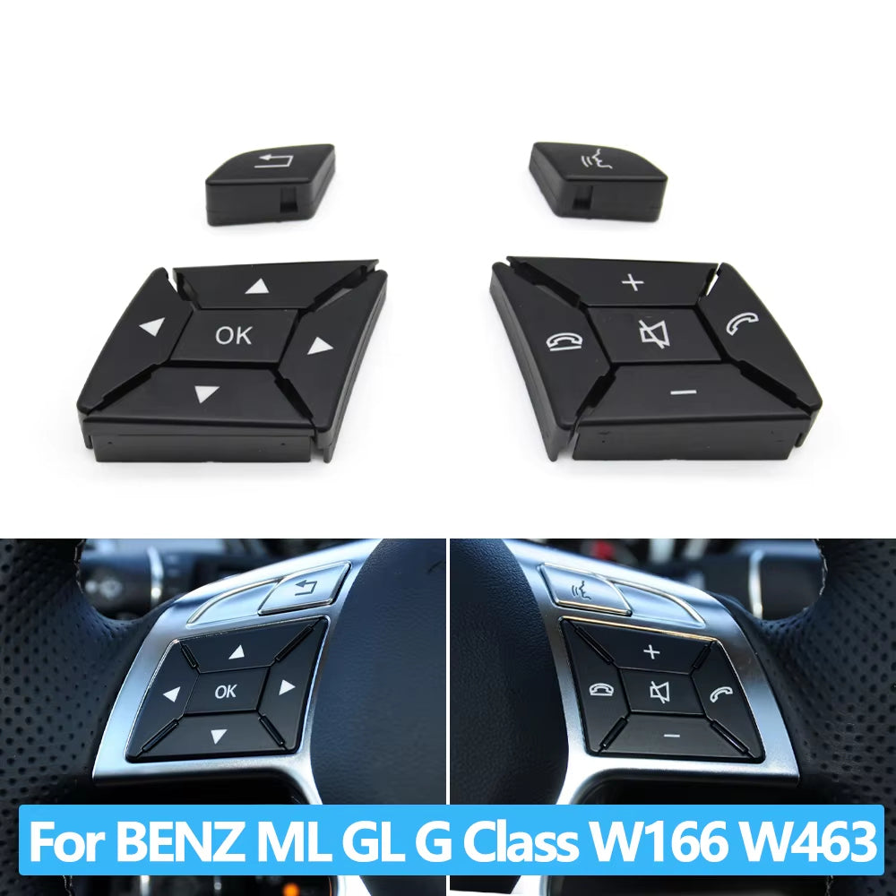 W166 W463 Car Left Right Multi Function Steering Wheel Control Buttons Switch For Mercedes BENZ ML GL G Class GL550 GL350 ML350
