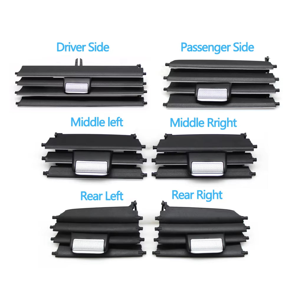 Car Front Rear Air Vent Outlet Grille AC Slide Tab Clip Repair Kit For Mercedes Benz W167 GLS GLE 350 400 450 500 580 2020-2025