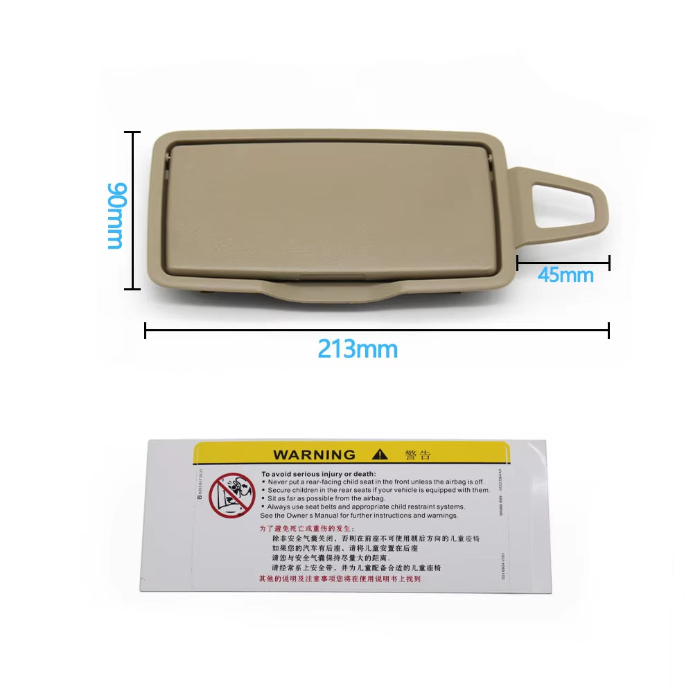 Car Sun Shade Visor Makeup Cosmetic Mirror Cover For Benz A B S C E GLC GLA Class W176 W246 W222 W205 W213 W238 W253 W156 W117