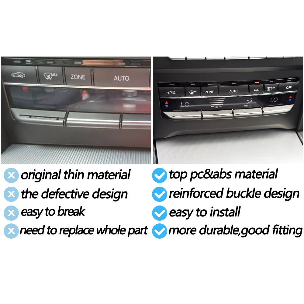 Car AC Heater Button Switch Cover Climate Control Switches Replacement For BENZ E Class W212 W207 E200 E250 E300 E350 E400 E500