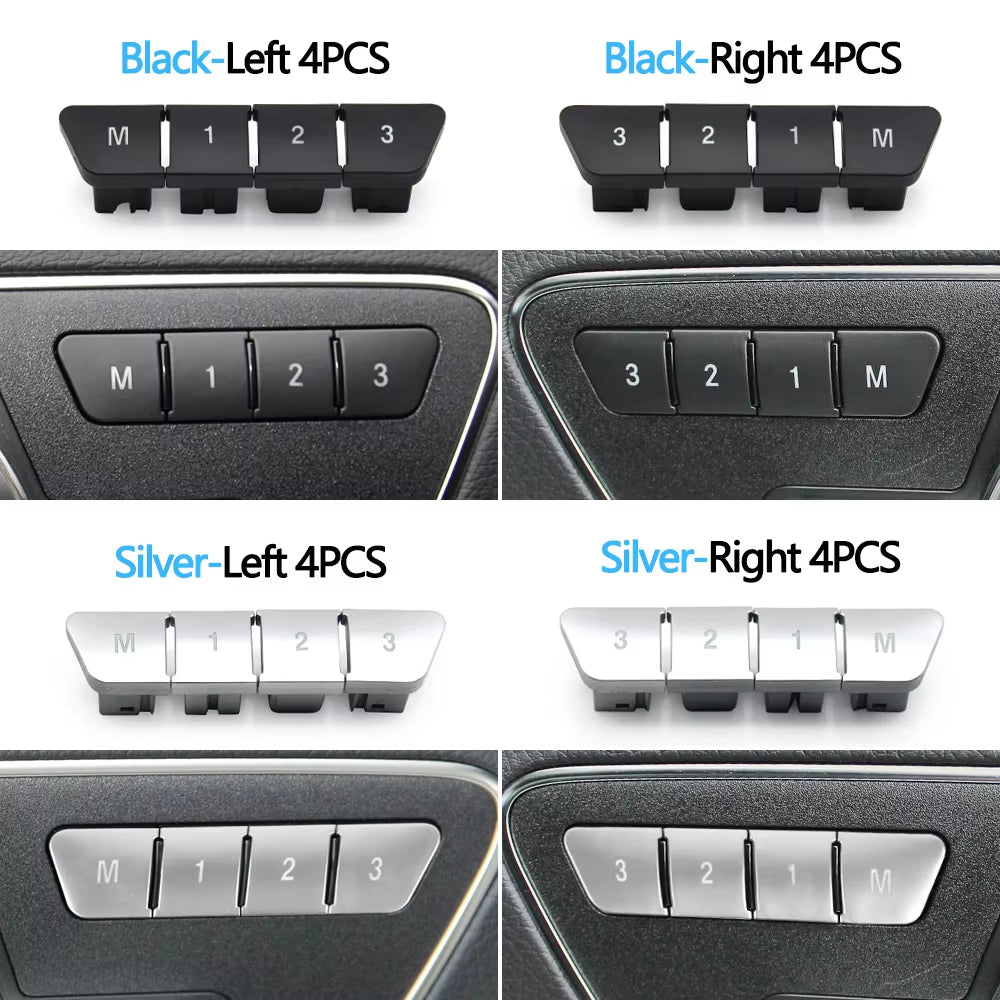Car Front Seat Adjust Memory Switch Button For Benz A B C E Class ML GL GLE GLK GLA CLA W176 W246 W204 W212 W166 W156 W117 W218