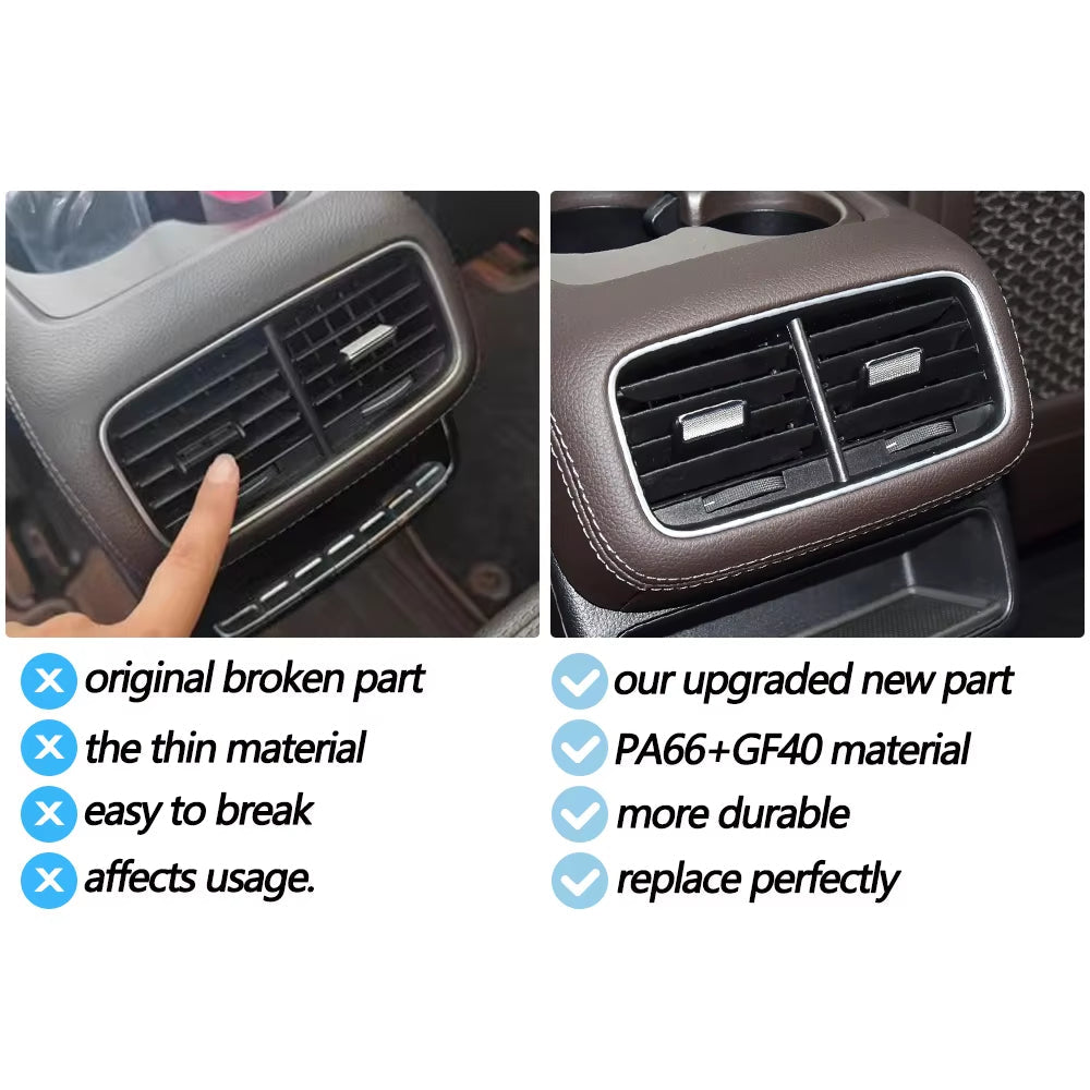 Car Front Rear Air Vent Outlet Grille AC Slide Tab Clip Repair Kit For Mercedes Benz W167 GLS GLE 350 400 450 500 580 2020-2025
