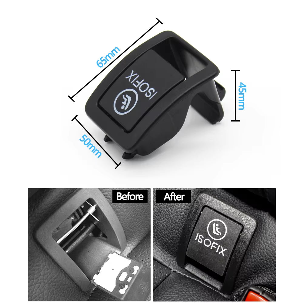 W253 Car Rear Child Seat Anchor Safety ISOFIX Cover Restraint For Mercedes Benz GLC Class N293 GLC200 GLC220 GLC300 2059200806