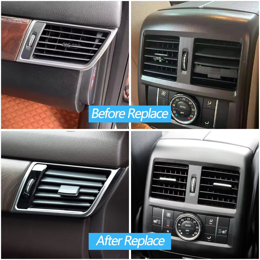 Car Front Rear AC Air Vent Outlet Tab Clip Repair Kit For Mercedes Benz W166 W292 ML350 GL450 M ML GLE GLS