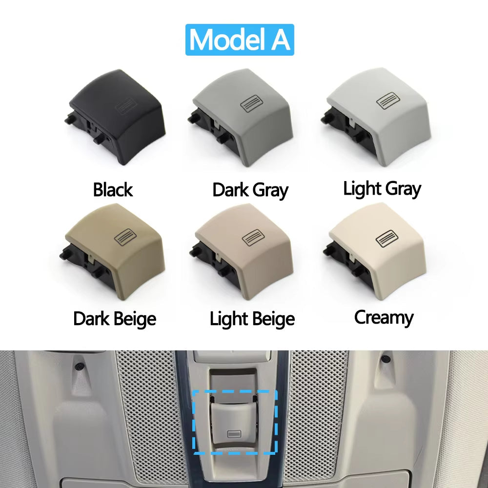 Car Sunroof Window Switch Button Cover Plastic For BENZ ML GL GLE GLS G W166 W292 X166 W463 ML300 ML350 GL400 GLE450 G350 G500