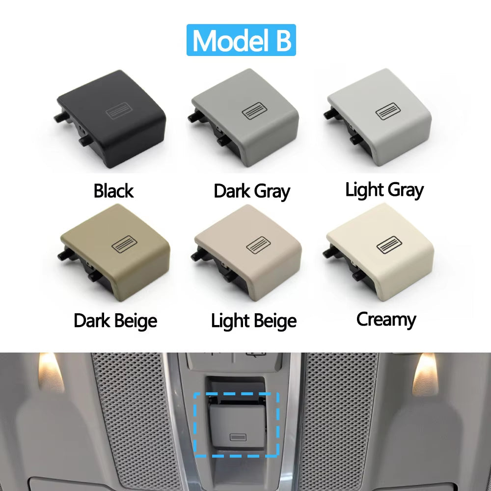Car Sunroof Window Switch Button Cover Plastic For BENZ ML GL GLE GLS G W166 W292 X166 W463 ML300 ML350 GL400 GLE450 G350 G500