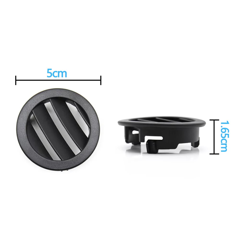 Car Front Dashboard AC Vent Grille Small Round Cover For Mercedes Benz E Class W212 2009-2015 E200 E300 E350 E550