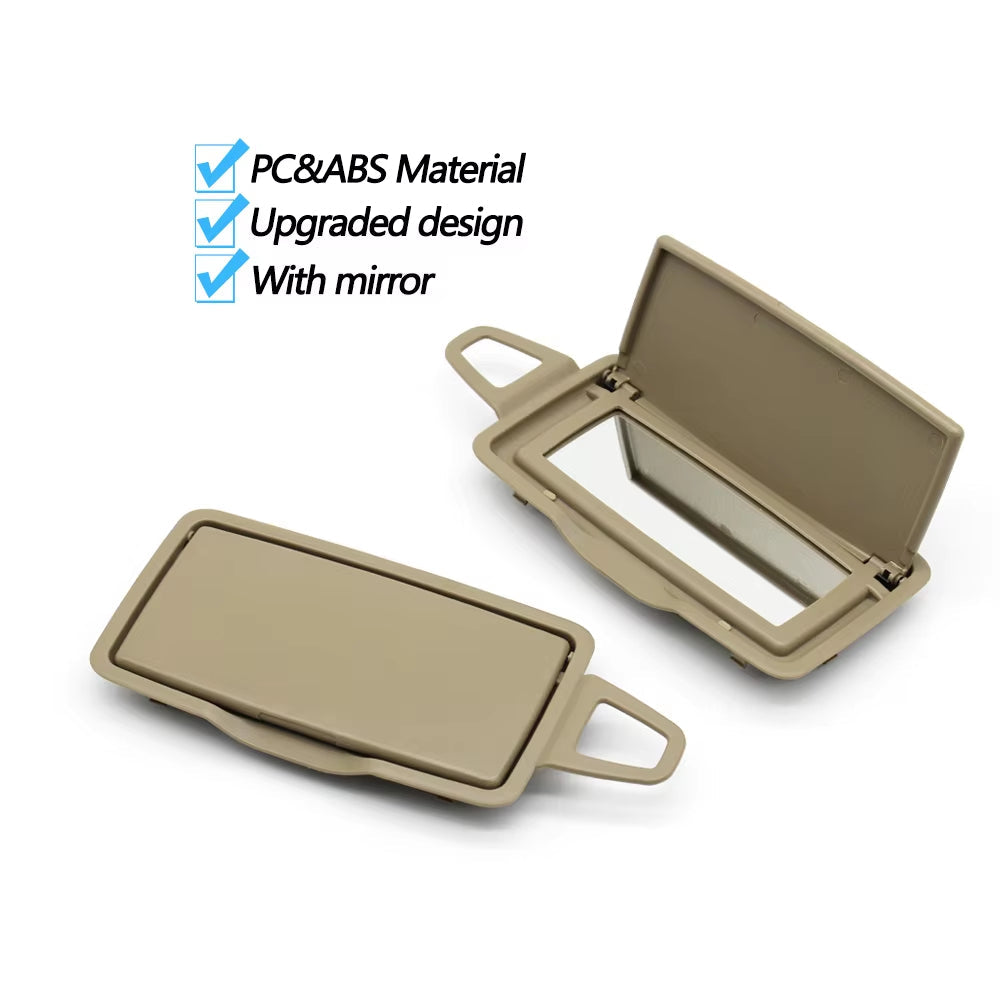 W166 W292 Car Sun Shade Visor Makeup Cosmetic Mirror Cover For Mercedes Benz ML GL GLE GLS Class ML300 ML350 ML400 GL350 GL400