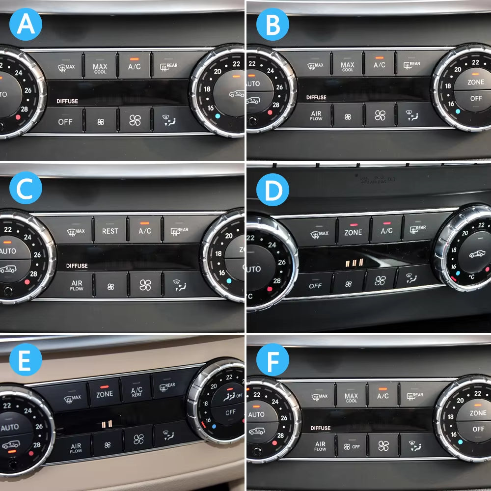 Car Console AC Heater Climate Control Button For BENZ ML GL GLE GLS G W166 X166 W292 W463 ML350 ML550 GL350 GL450 GLE400 GLS450