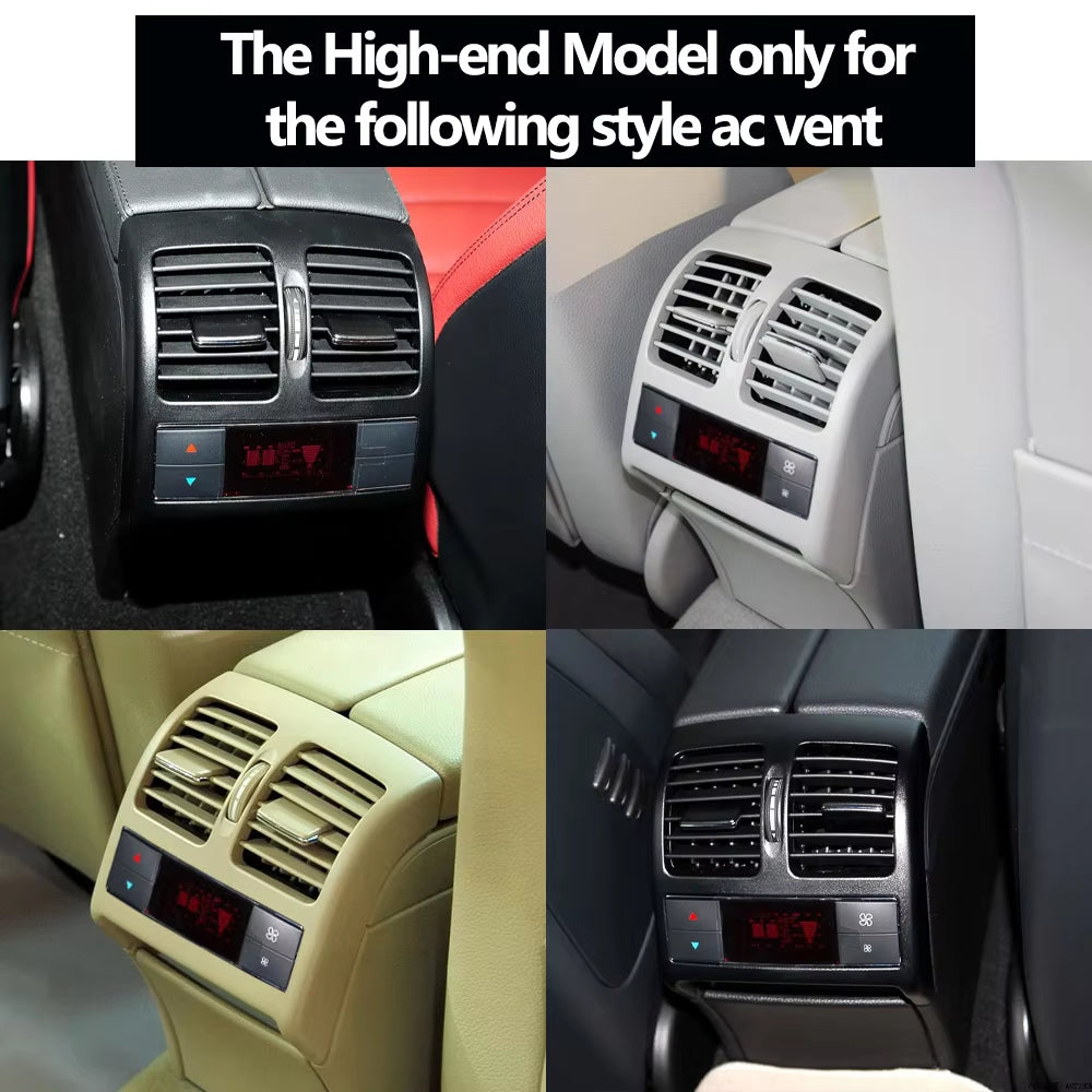 Rear Seat Air Conditioner AC Vent Grille Panel For Mercedes Benz W204 C180 C200 220 230 260 300 350 2007-2010 W207 E 2010-2012