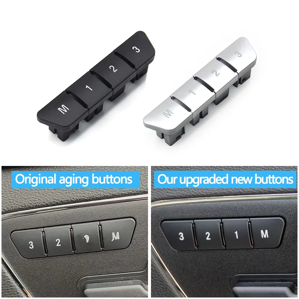Car Front Seat Adjust Memory Switch Button For Benz A B C E Class ML GL GLE GLK GLA CLA W176 W246 W204 W212 W166 W156 W117 W218