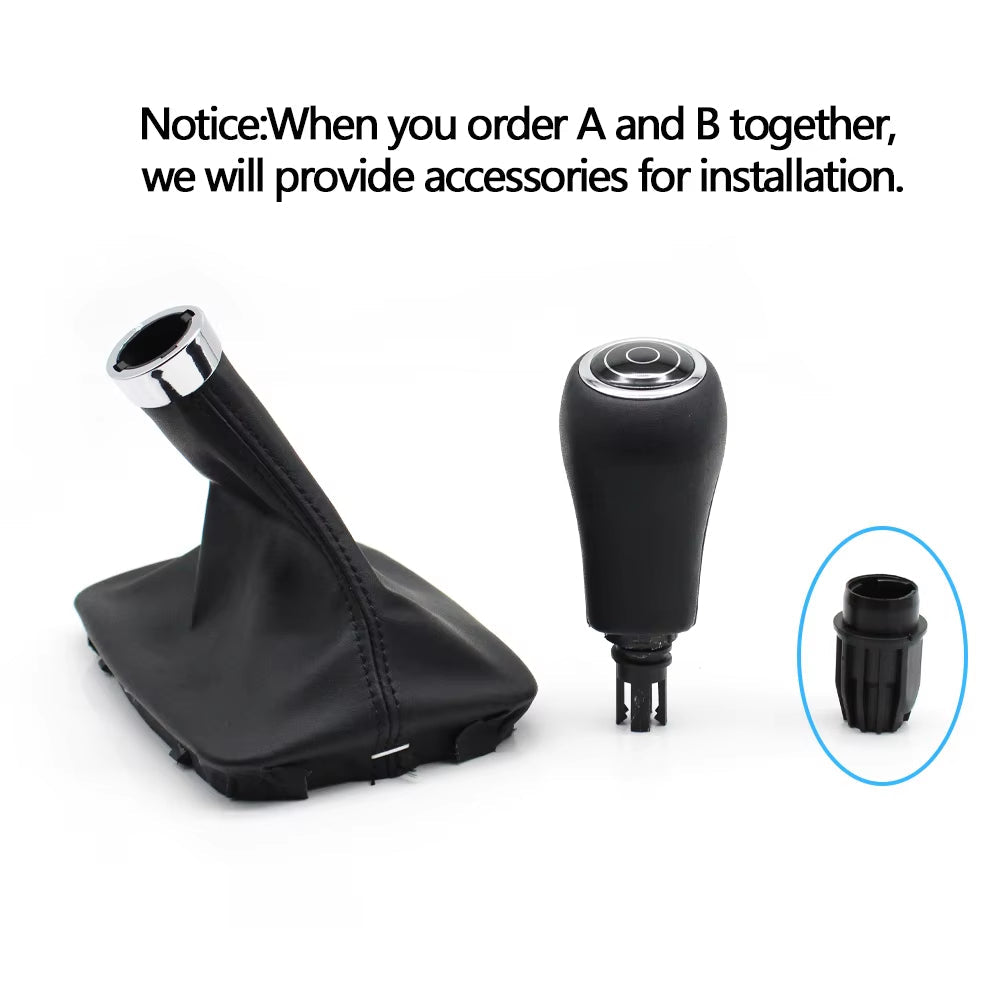 Car Automatic Shift Gear Shifter Knob Boot For Mercedes BENZ C E GLK Class AMG W204 W212 W207 X204 C204 C63 C300 C250 C350