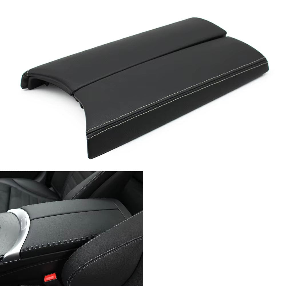 Center Console Lid Armrest Box Panel Leather Trim Protect Cover For Mercedes Benz C GLC Class W205 W253 C200 C300 GLC200 GLC300