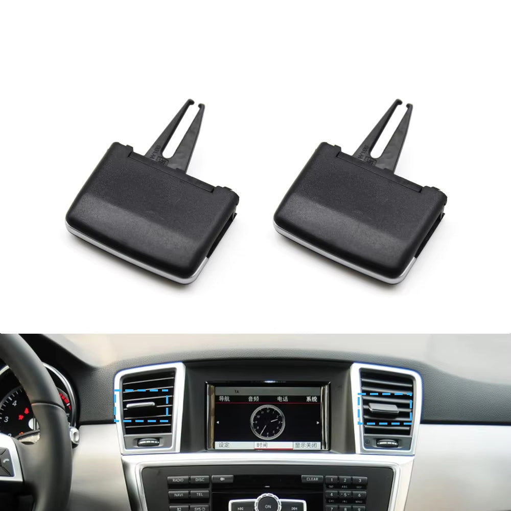 2/4PCS Car Front Rear AC Vent Outlet Grille Slide Clip Repair Kit For Mercedes Benz W166 W292 ML350 GL450 M ML GLE GLS