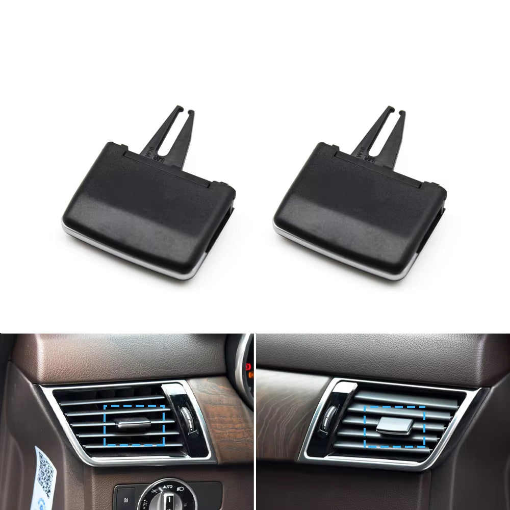 2/4PCS Car Front Rear AC Vent Outlet Grille Slide Clip Repair Kit For Mercedes Benz W166 W292 ML350 GL450 M ML GLE GLS
