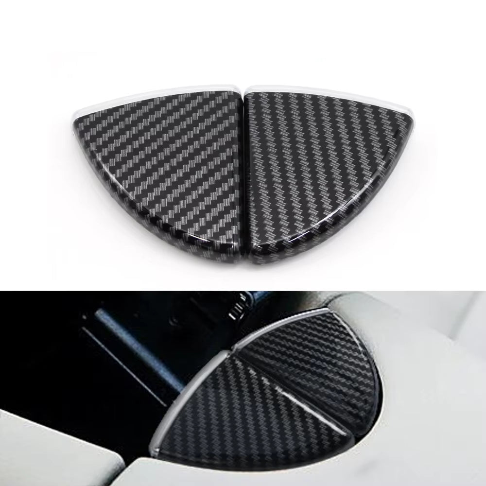 2PCS Car Center Console Lid Armrest Lock Latch Release Button Cover For Mercedes Benz E Class W211 2005-2008 E55 AMG E320 E500