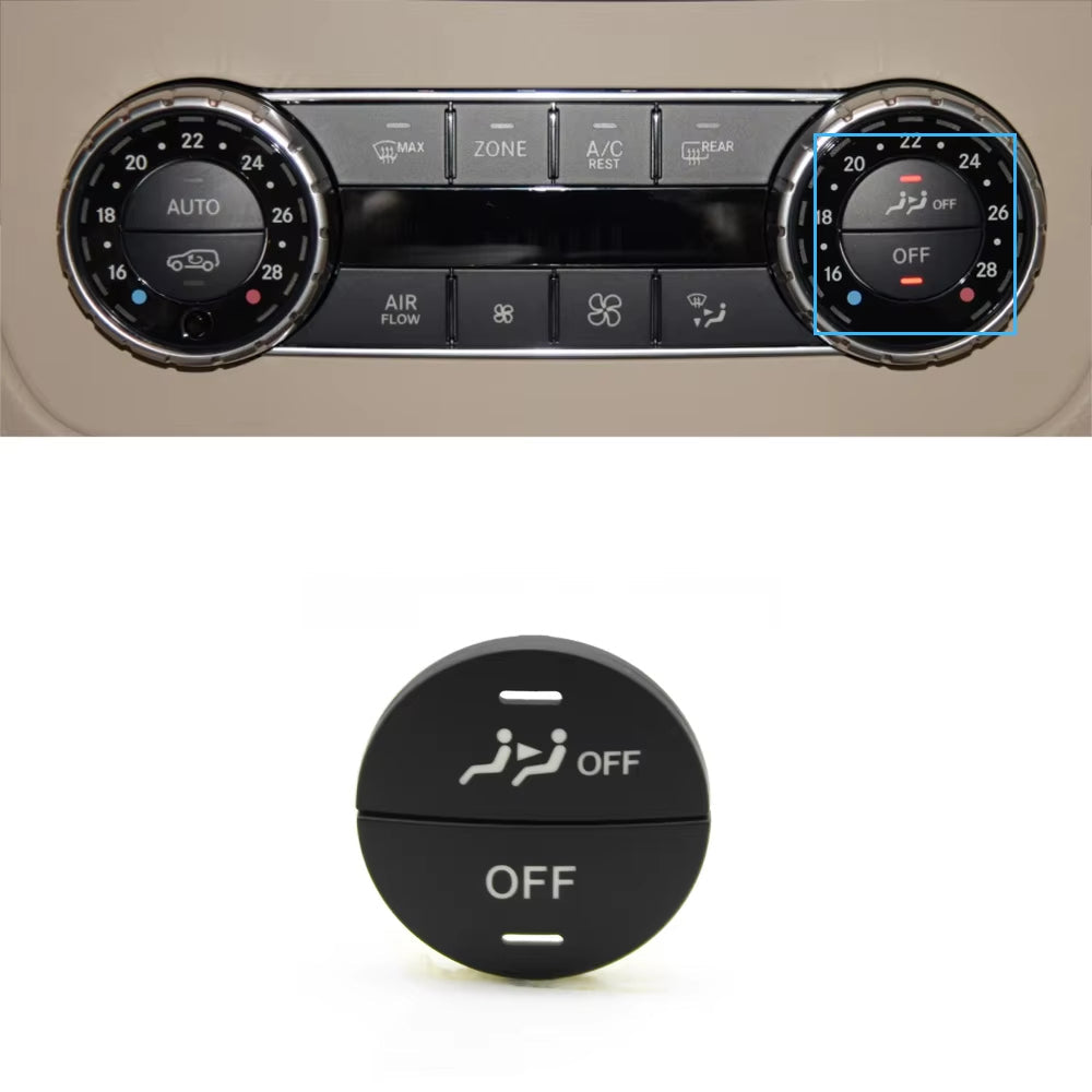 Car Console AC Heater Climate Control Button For BENZ ML GL GLE GLS G W166 X166 W292 W463 ML350 ML550 GL350 GL450 GLE400 GLS450